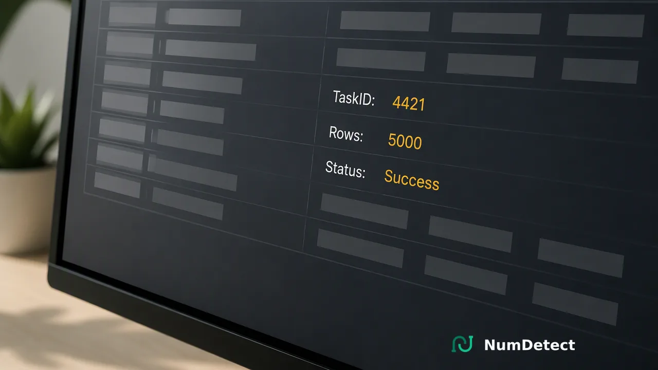 NumDetect workflow illustration for 隐私优先的电话智能:如何处理敏感身份数据